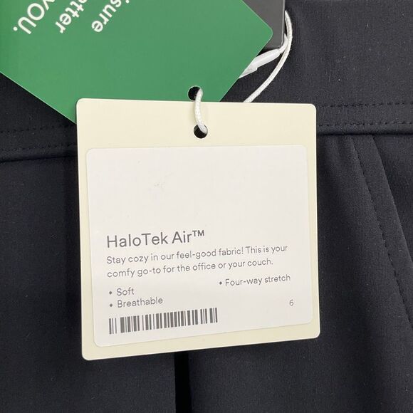 NWT Halara Black Flex High Waisted Pocket Straight Leg Work Pants Sz Large Tall - Picture 7 of 10